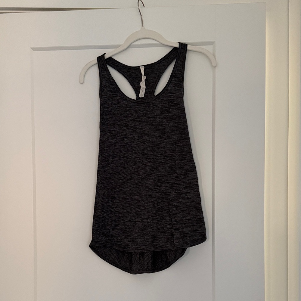 Lulu Lemon Black Racerback Tank Top